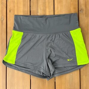 NIKE Dry Fit Fold-over Drawstring Athletic Shorts